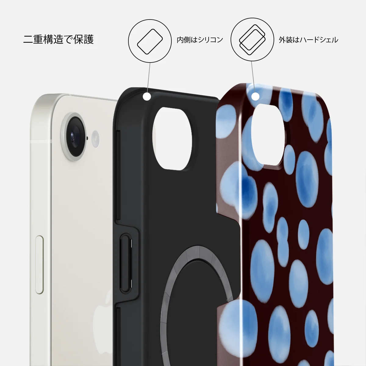 Bubble Bath - iPhone 17e ケース