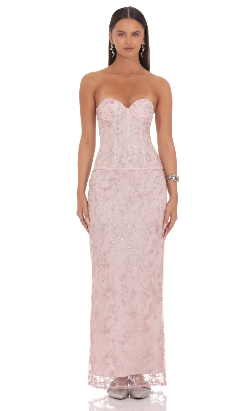 Avery Corset Maxi Dress
