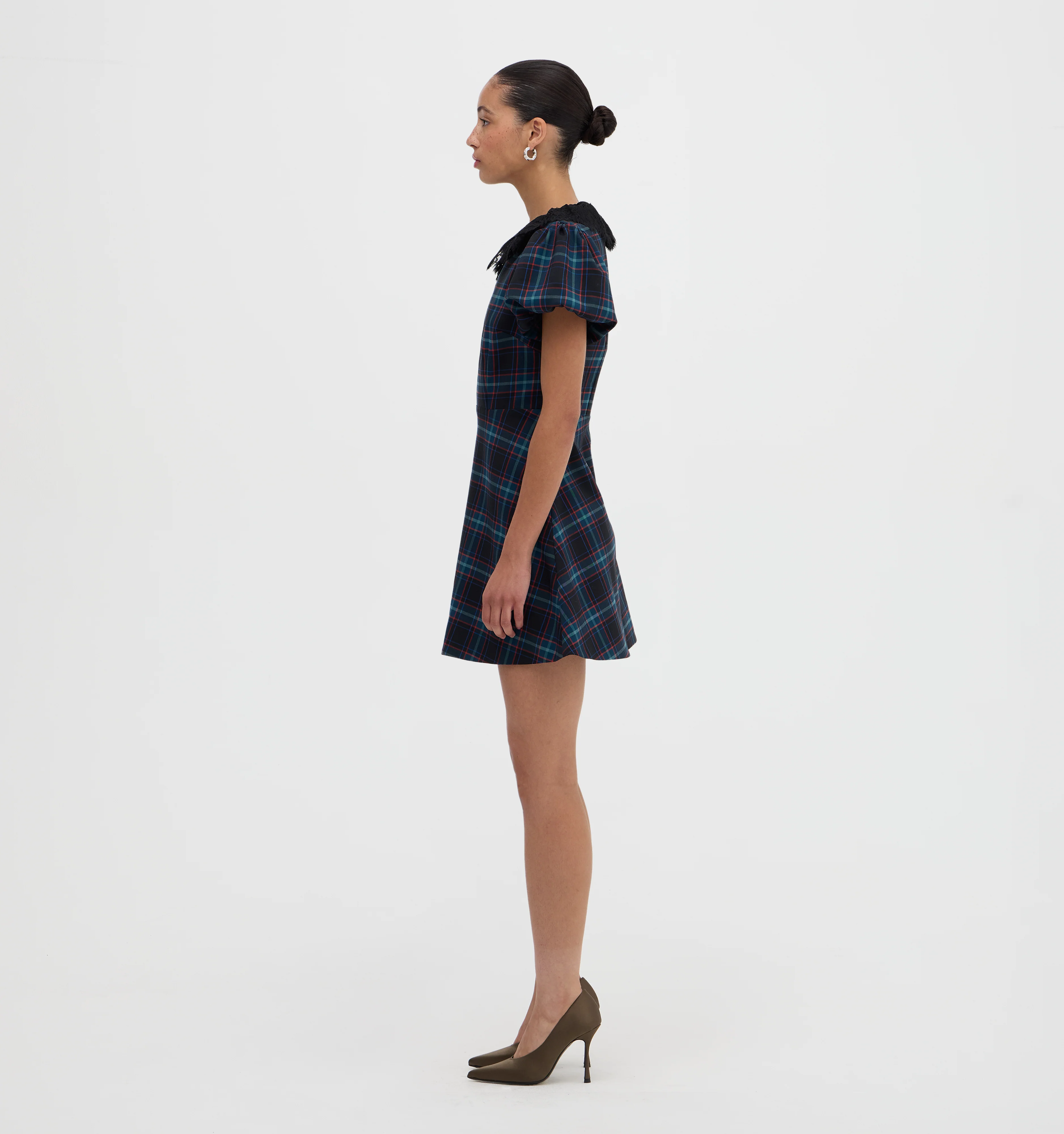 The Antoinette Dress - Jewel Tartan
