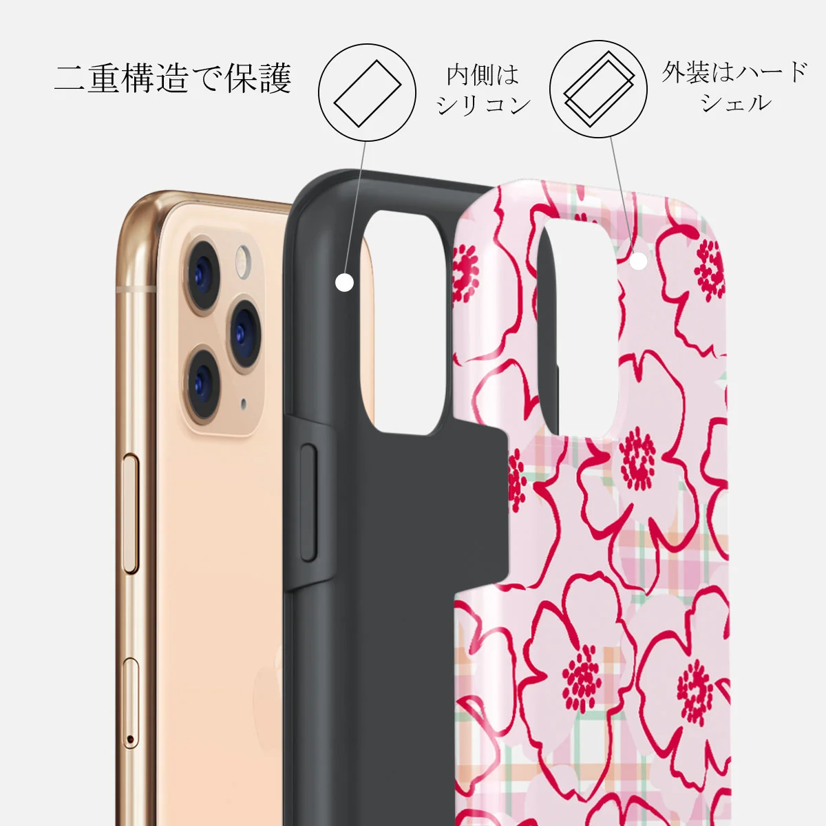 Flower Girl - iPhone 11 Pro Max ケース