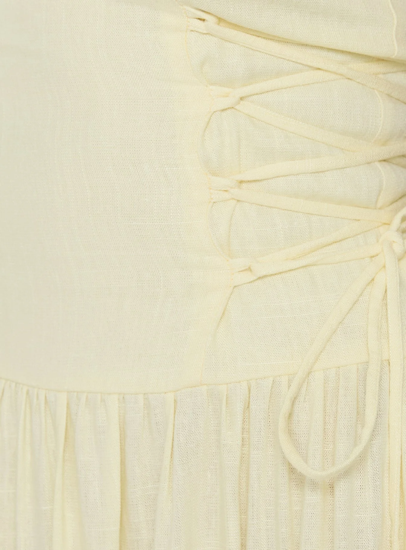 So Far So Good Maxi Dress Butter - luluinthesky