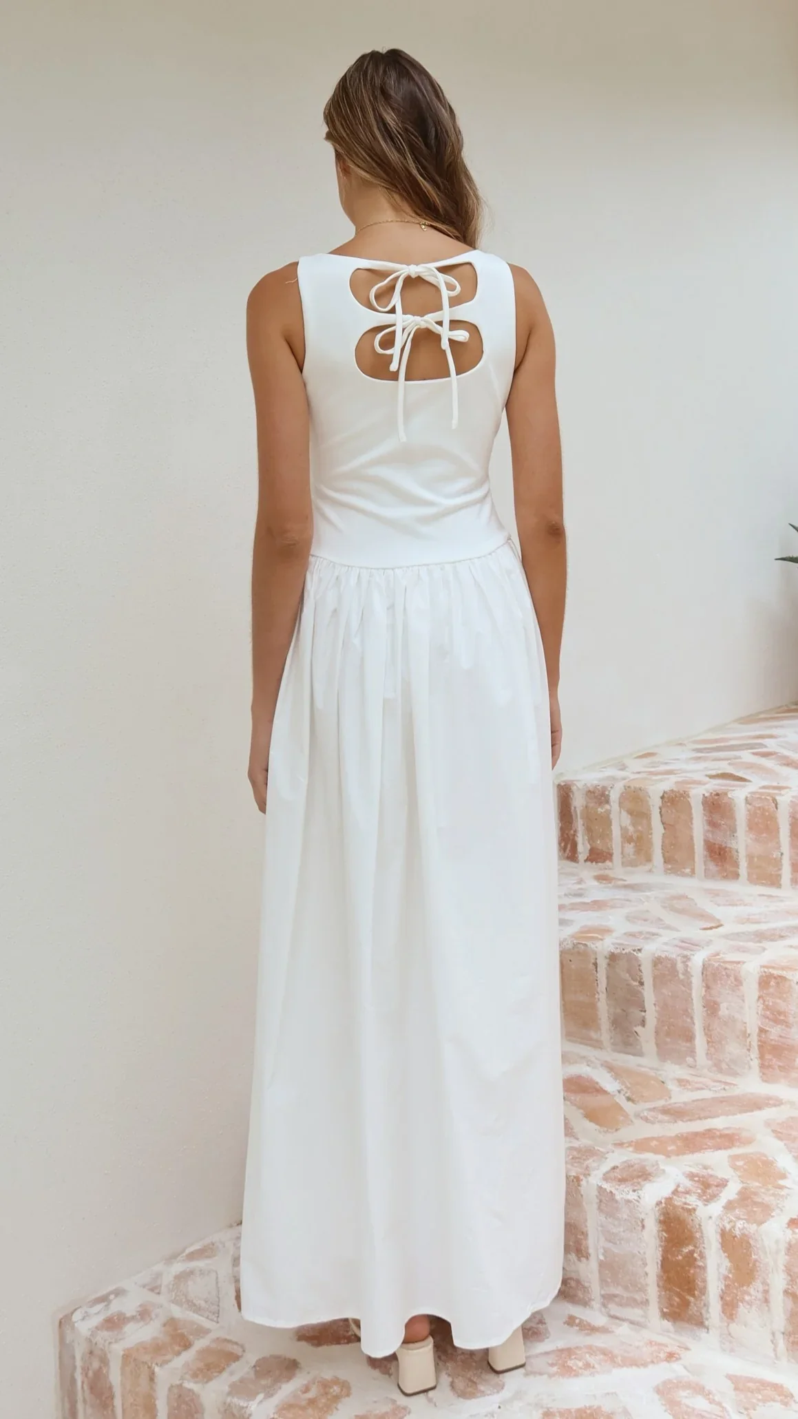 Alita Maxi Dress - White