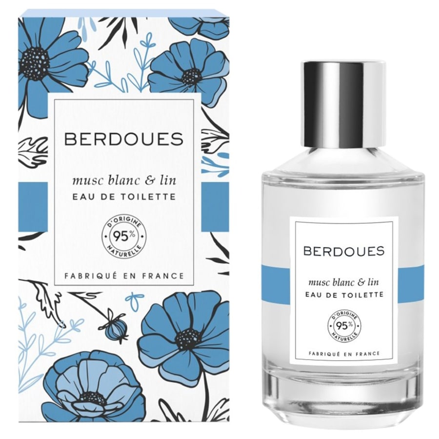 Berdoues Eaux de Toilette 95% Organics Musc Blank & Lin
