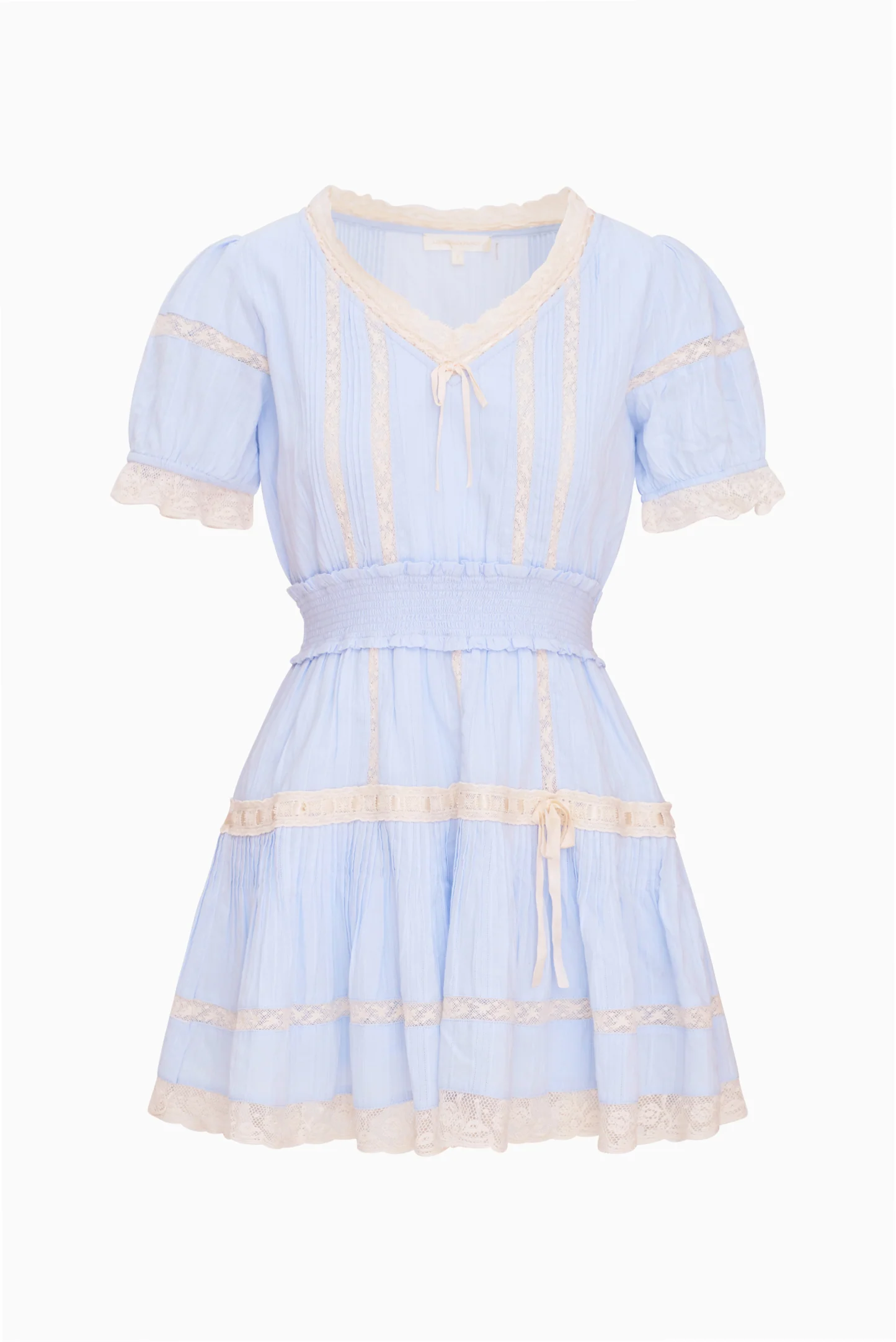 Devella Cotton Victorian Mini Dress