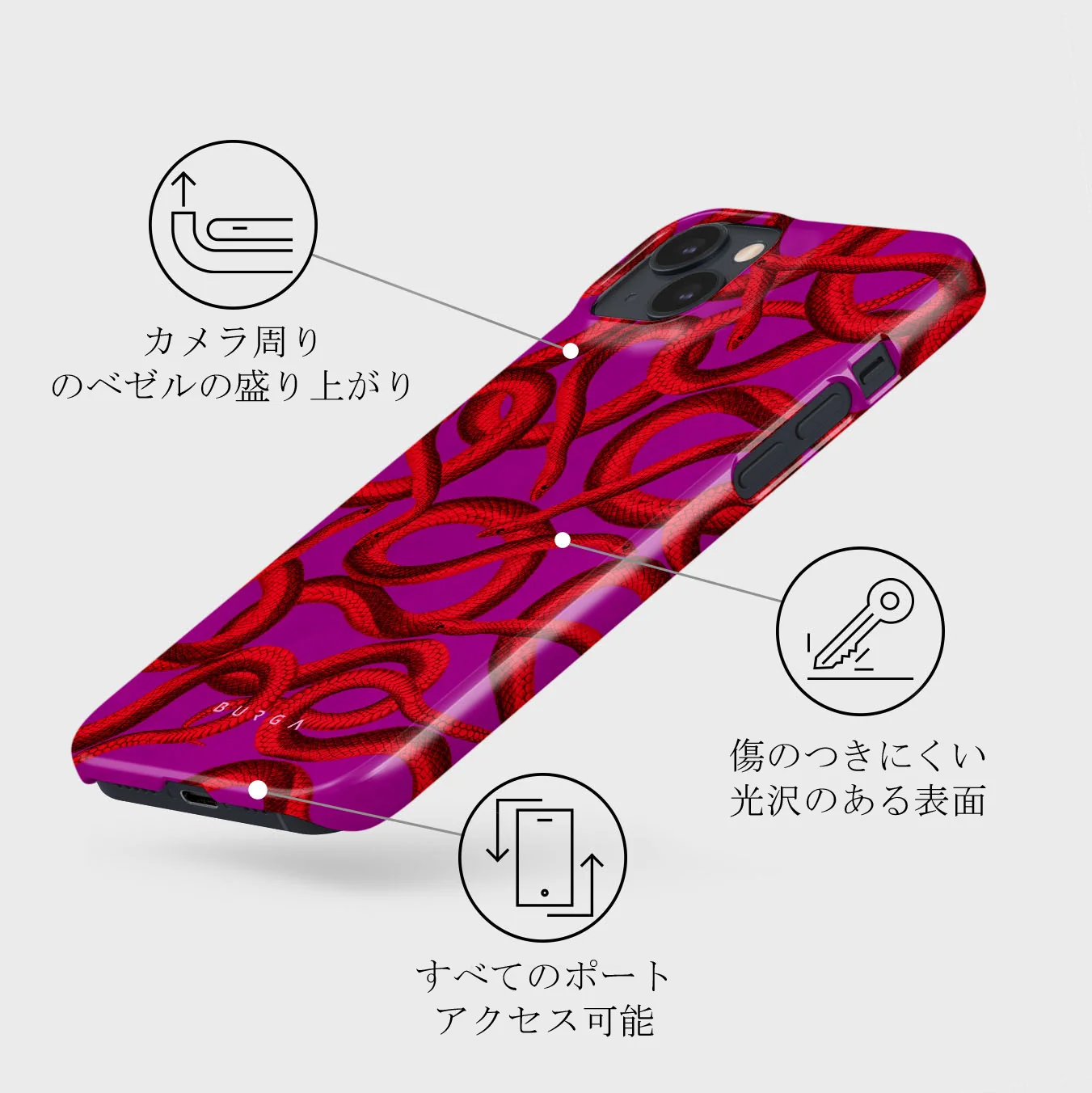 Watch Out - iPhone 13 Mini ケース