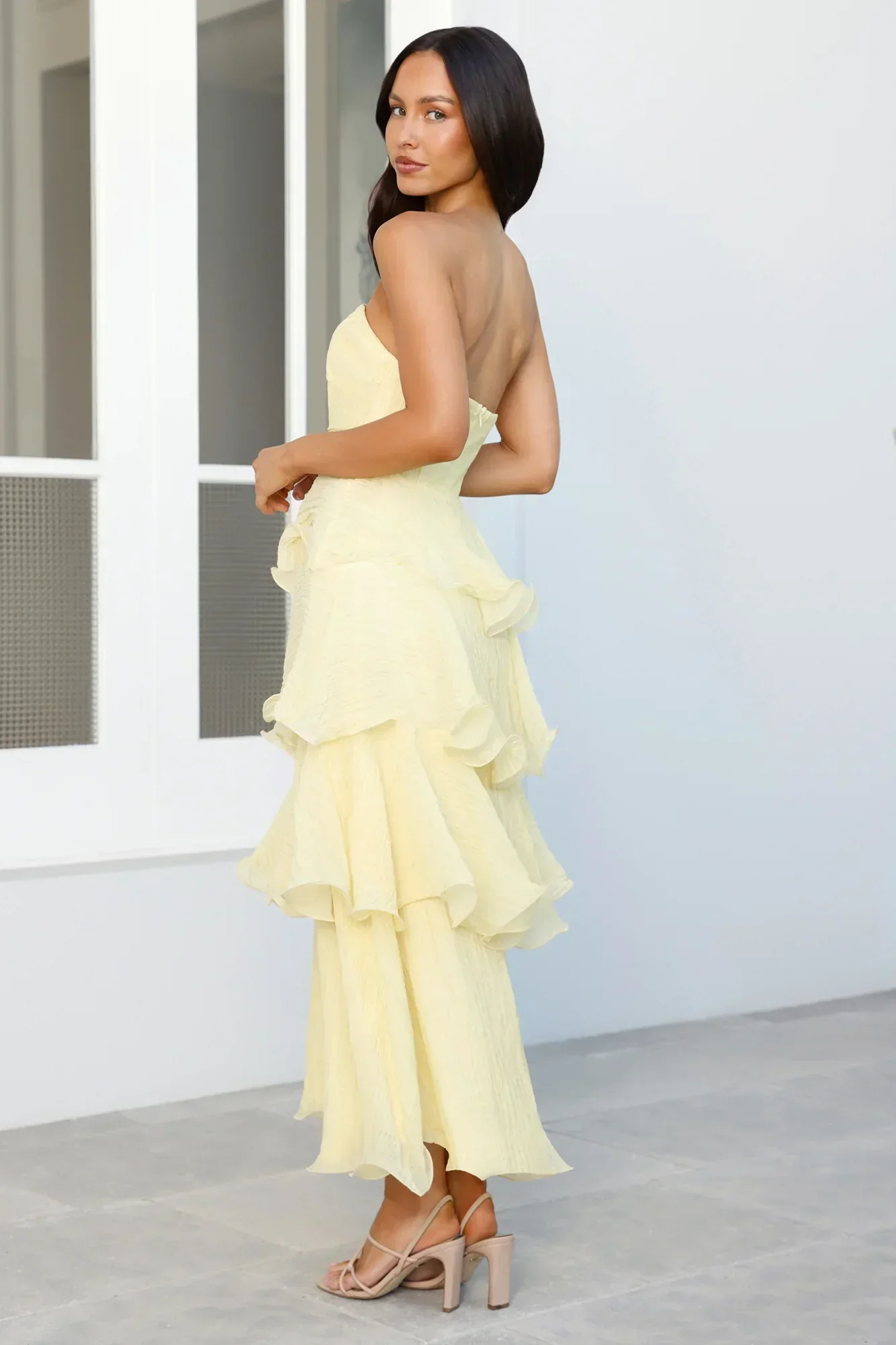 Wedding Adventure Strapless Maxi Dress