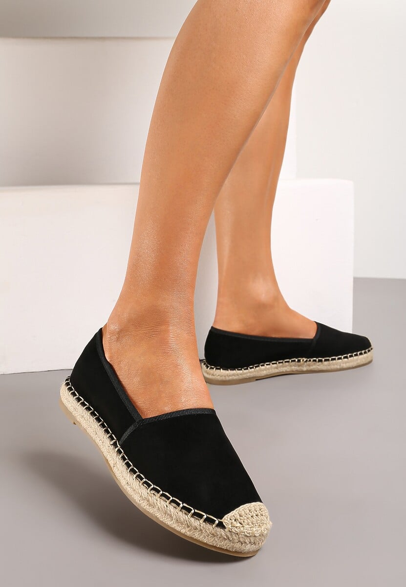 Czarne Espadryle Aurinda
