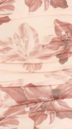 Natalia Midi Dress - Beige Floral