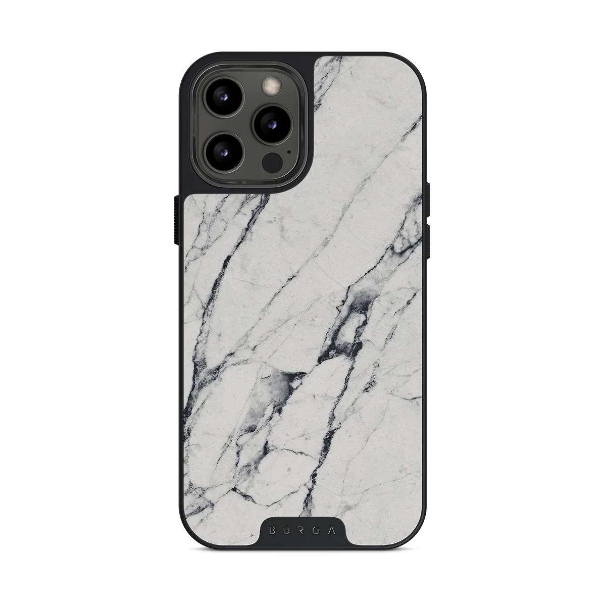 Satin White - Marble iPhone 12 Pro ケース