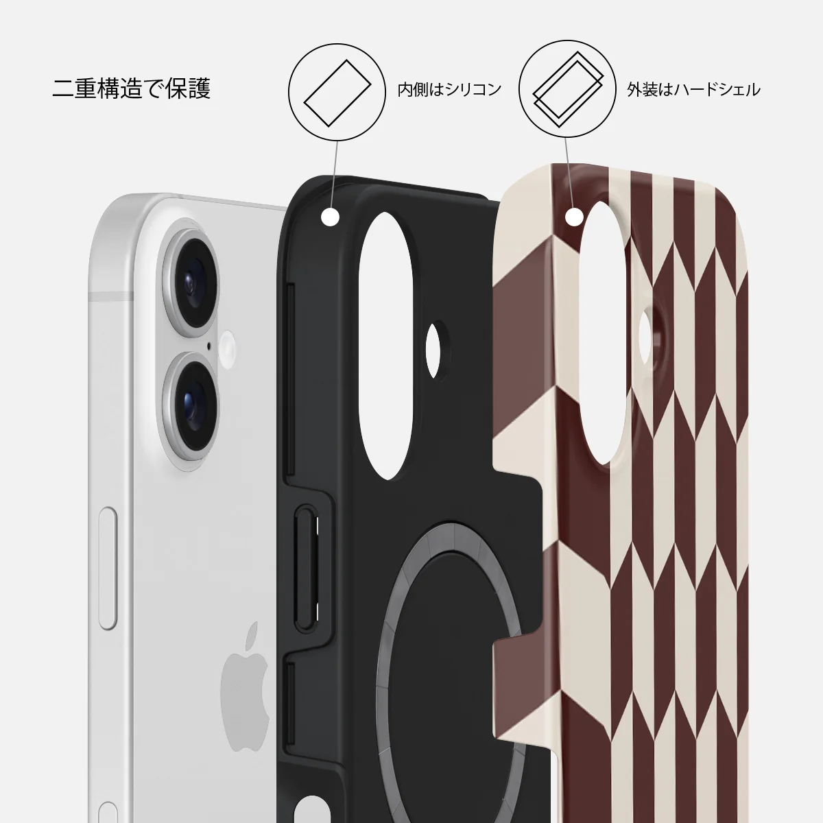 Etiquette - iPhone 16 Plus ケース