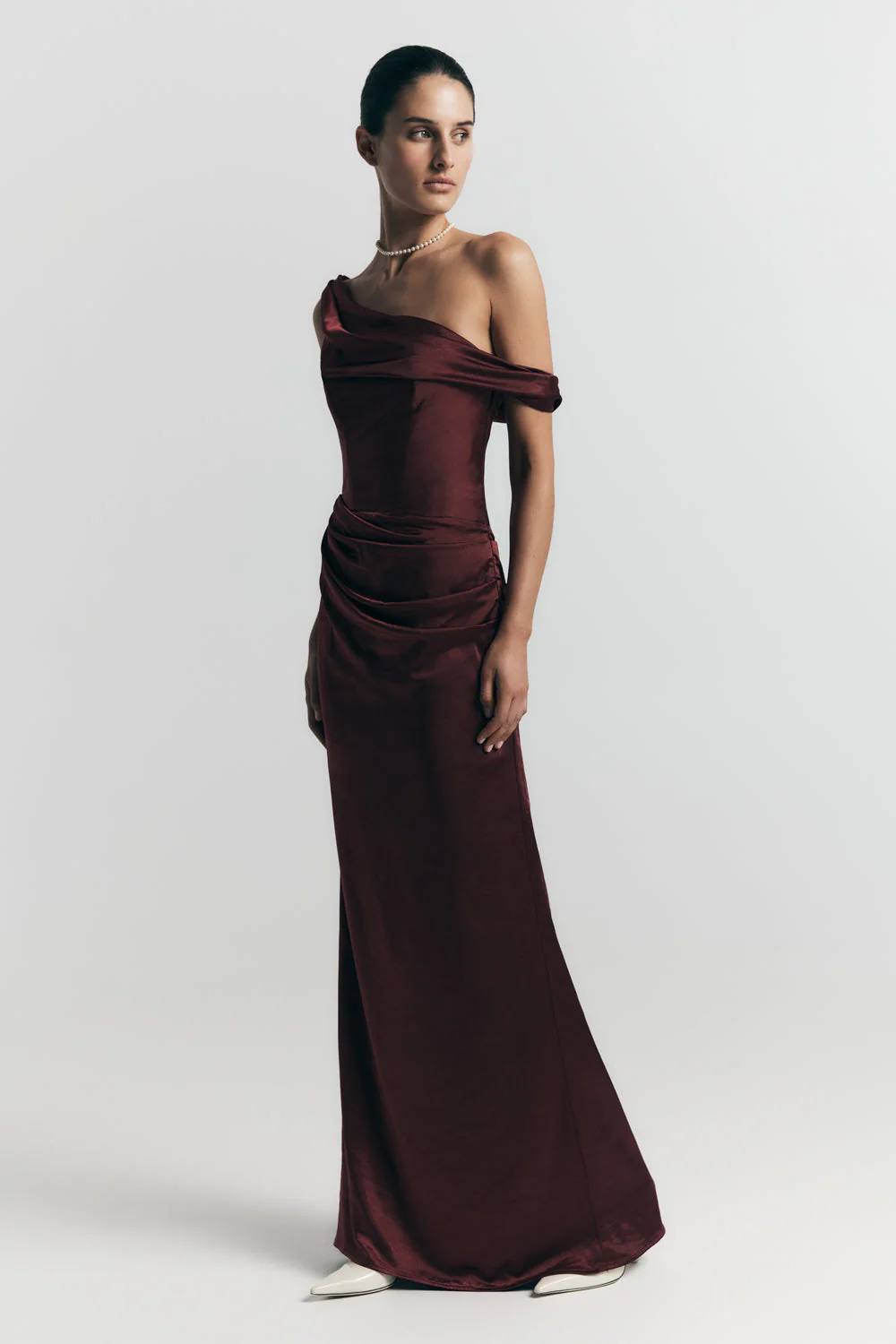 Dalia-Off-Shoulder-Satin-Maxi-Dress-Mahogany