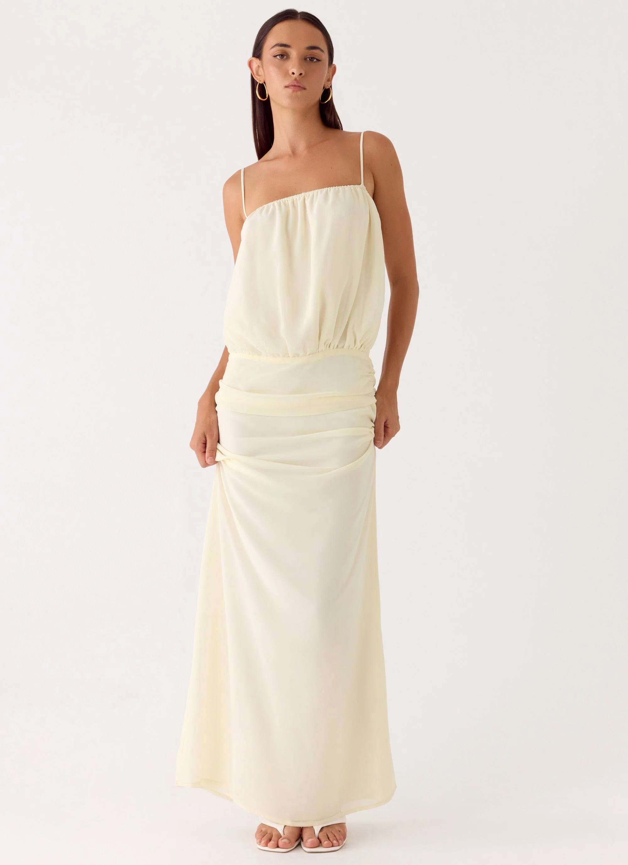 Citrus Kiss Maxi Dress - Baby Yellow