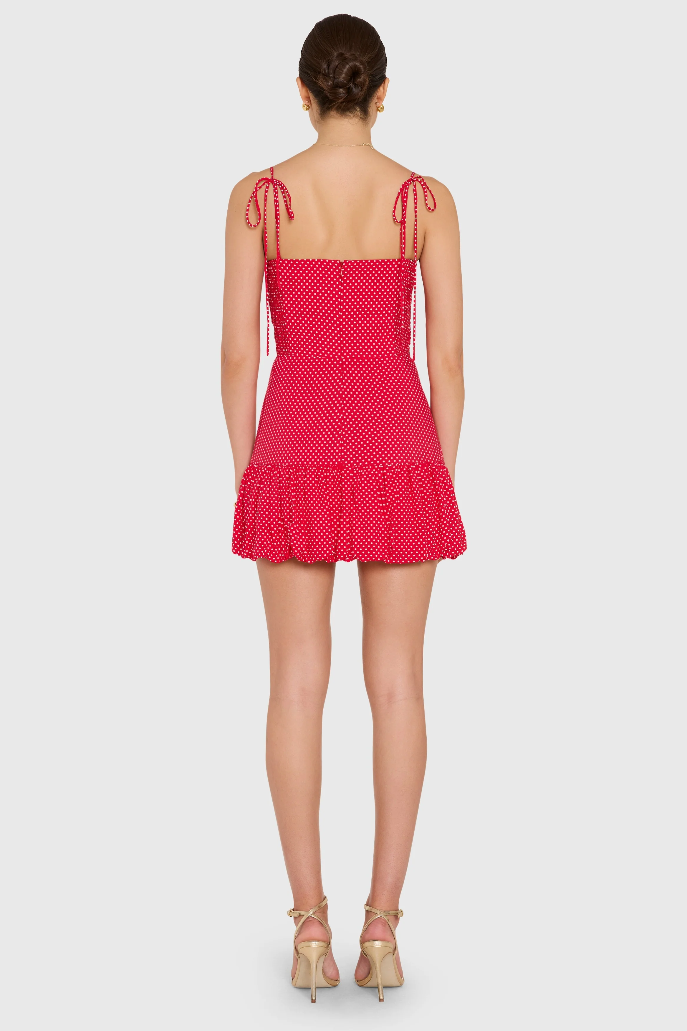 Ivy Romper in Polka Dot