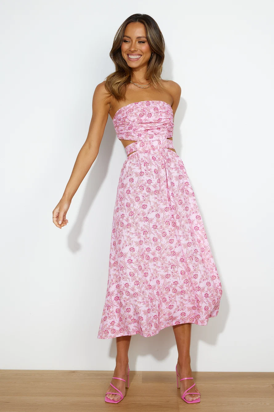 More Cookies Baby Maxi Dress Pink