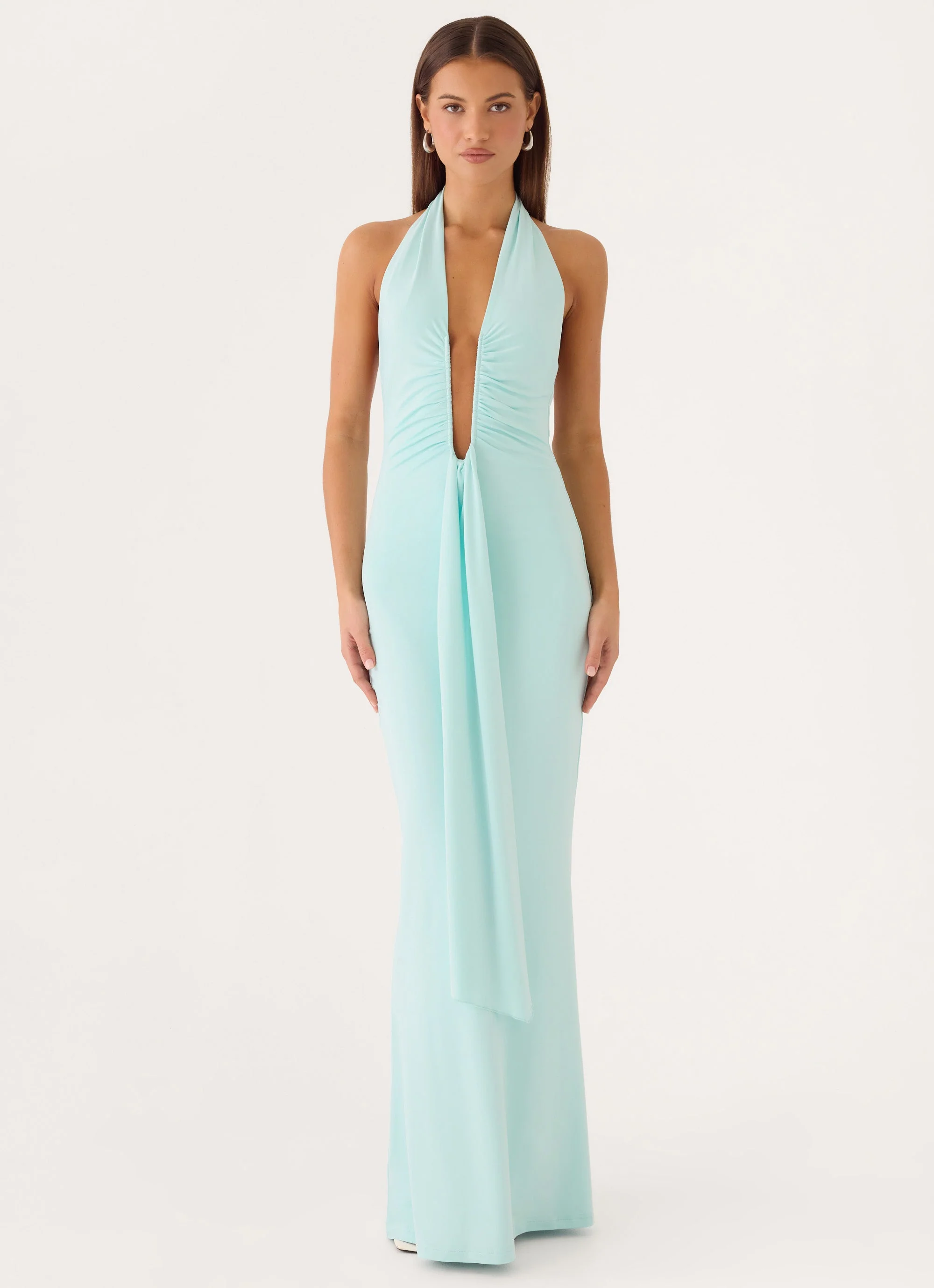 Emiliana Maxi Dress - Aqua