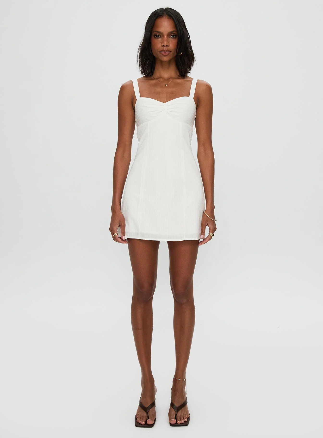 Summer Isles Mini Dress White - luluinthesky