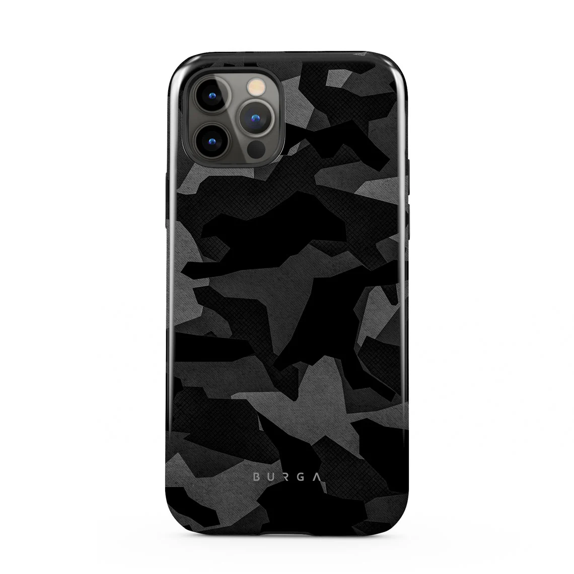 Night Black Camouflage - iPhone 12 Pro ケース