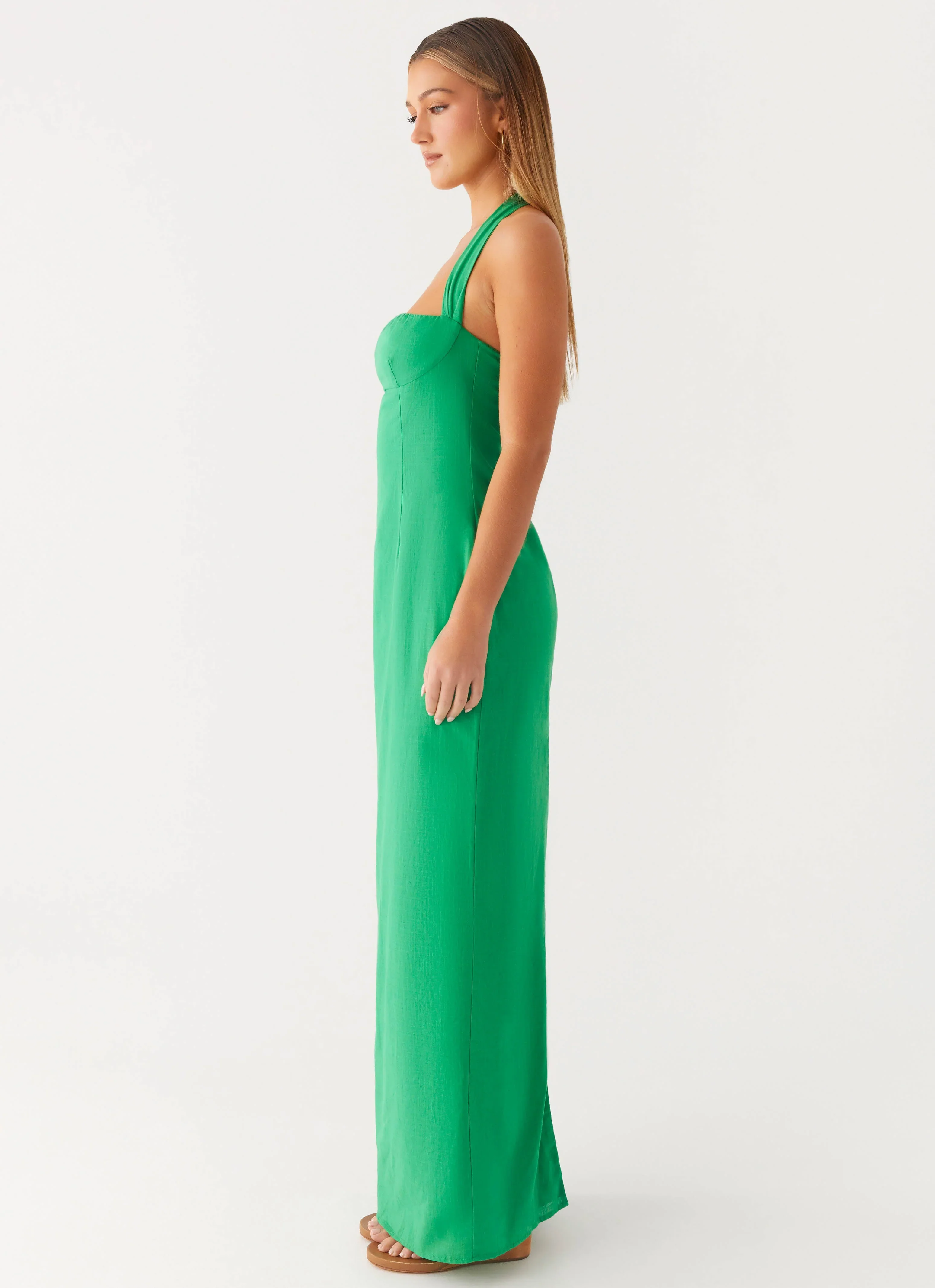 Allyse Cotton Maxi Dress - Cactus