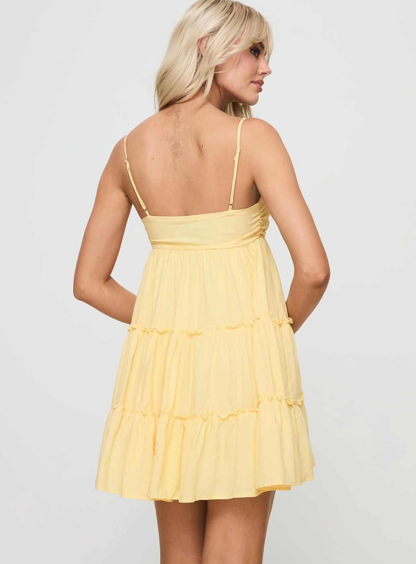 Knotti Mini Dress Yellow