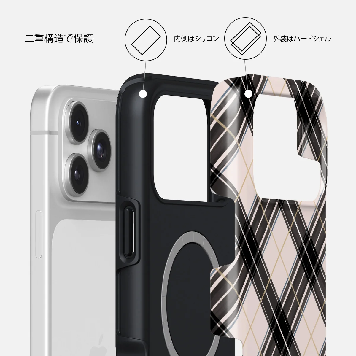 Plaid Please - iPhone 17 Pro ケース