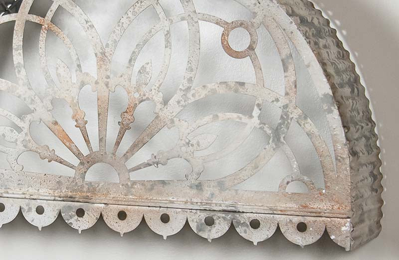 Distressed Metal Window Arch