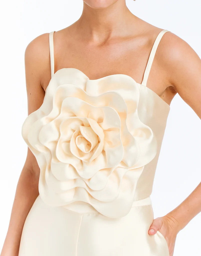 Dominique Flower Top