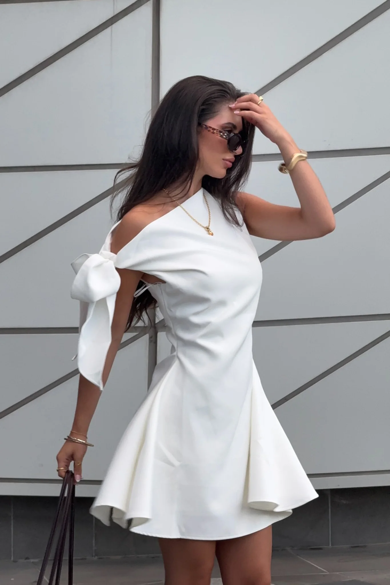 It’s A Match Mini Dress White - luluinthesky