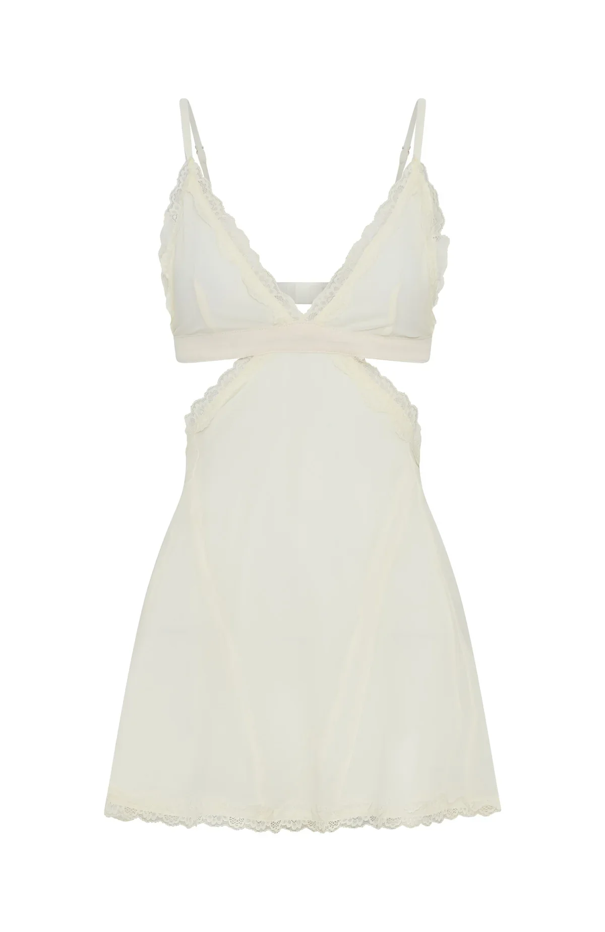 Polar Opposite Mini Dress Off White