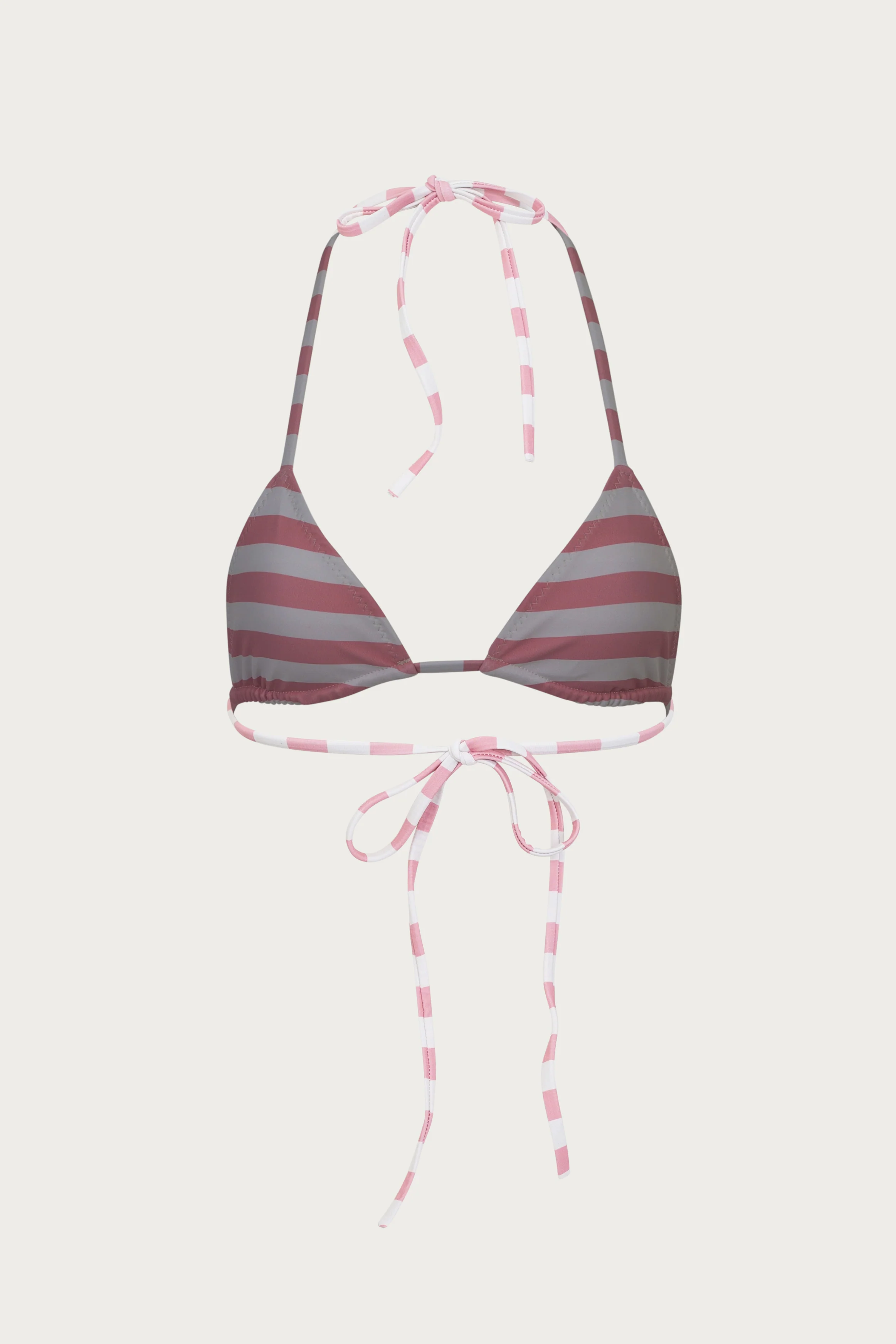 Triangle Top (Pink Stripe) - luluinthesky