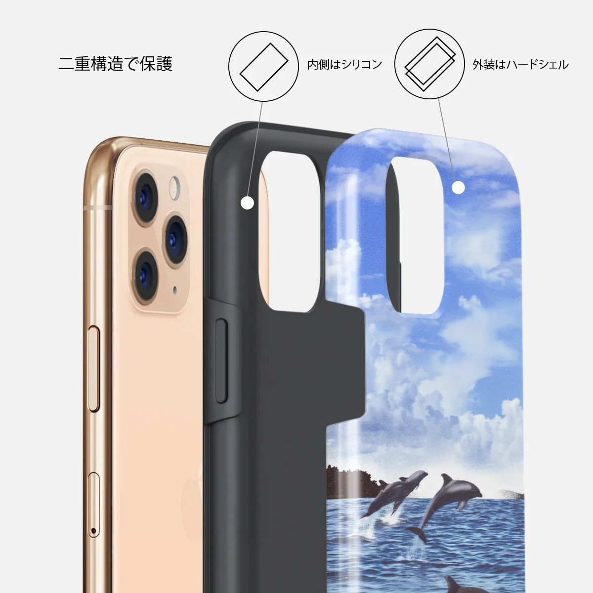 Retro Splash - iPhone 11 Pro Max ケース