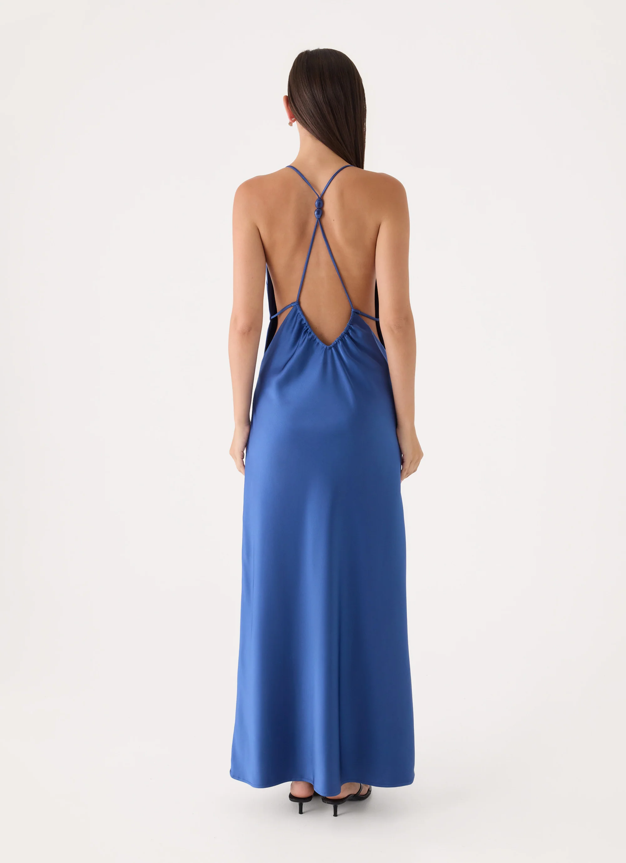 Esmeray Maxi Dress - Navy - FASHION NOB