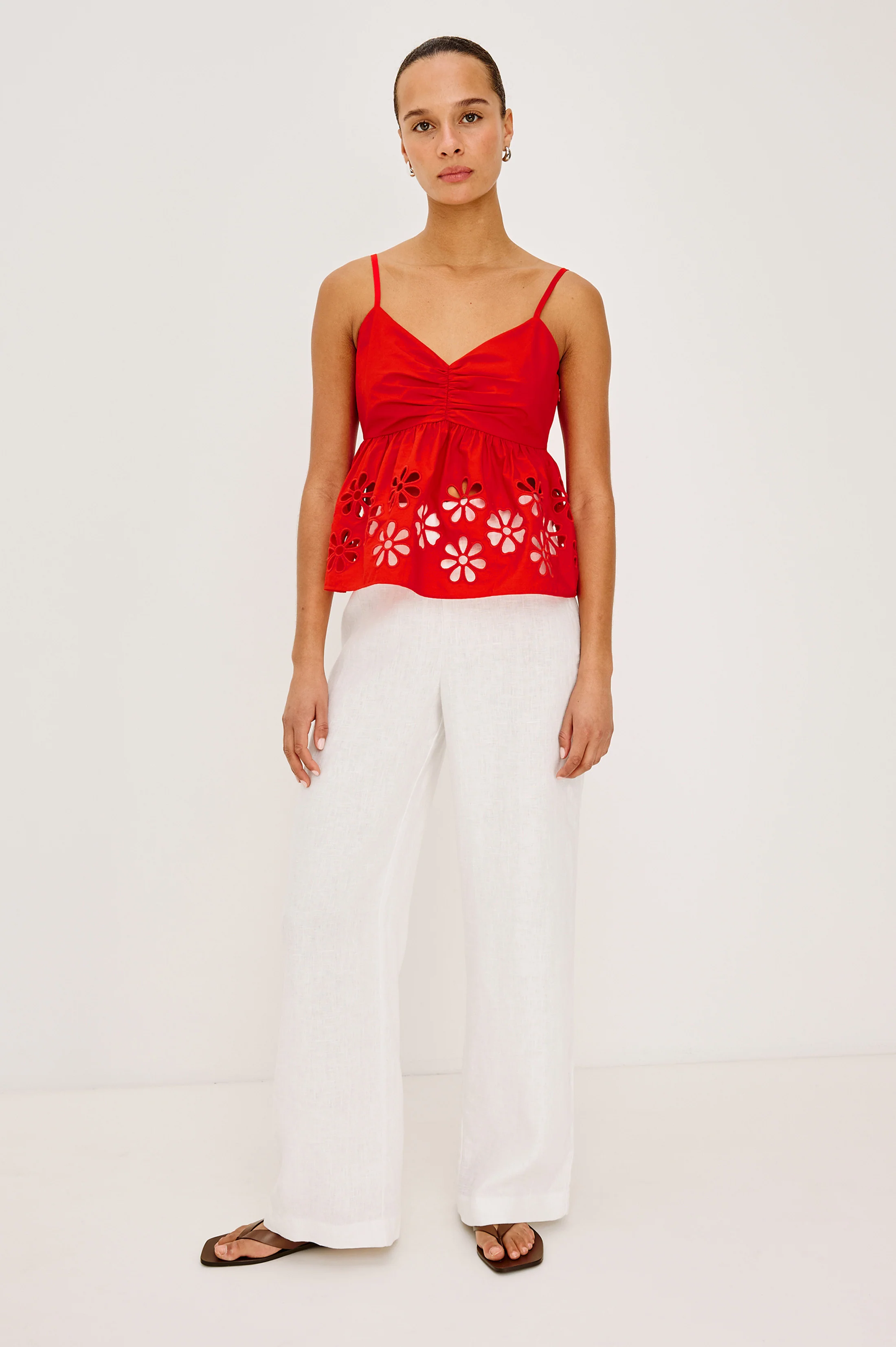 Meru Top - Scarlet