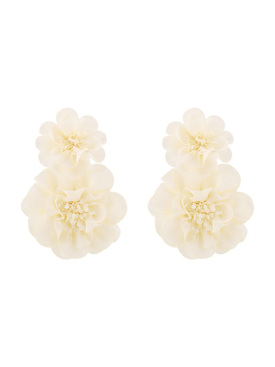Flower Shape Split-Joint Earrings Accessories