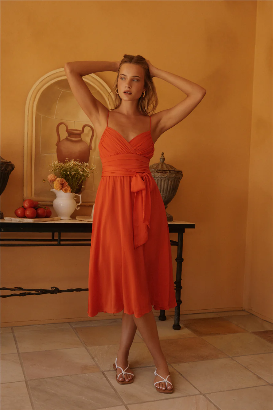 Lu & Lux Maxi Dress Red