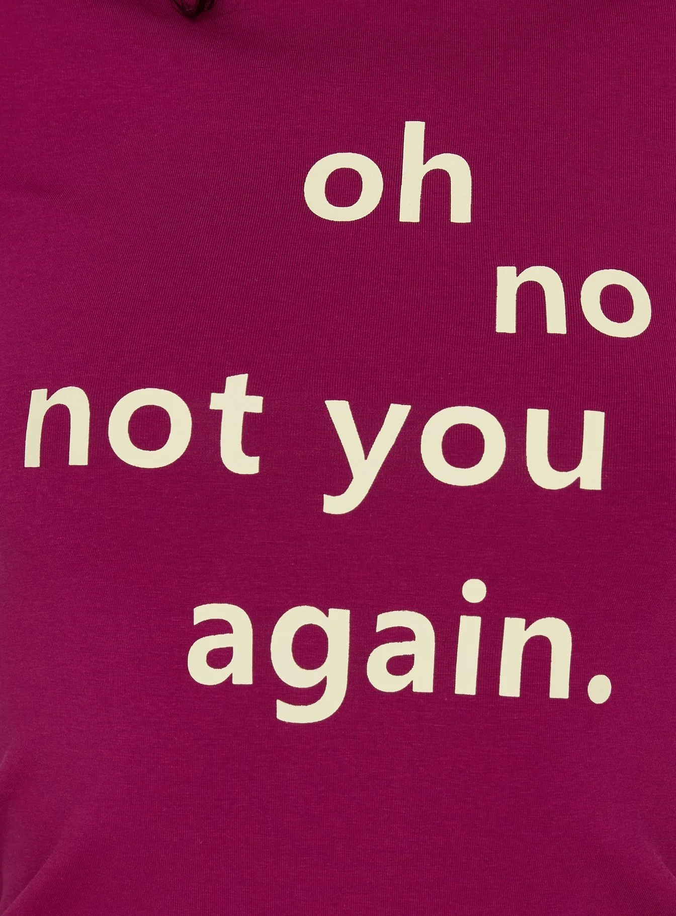 You Again Graphic Top Plum