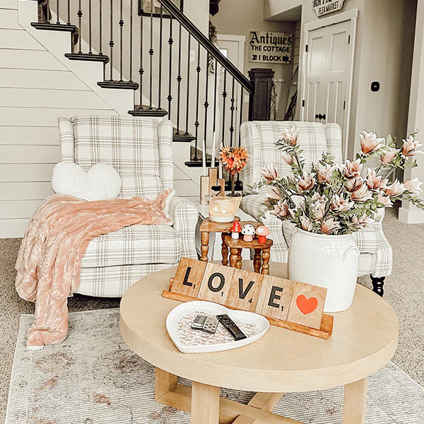 Love Tabletop Scrabble Sign