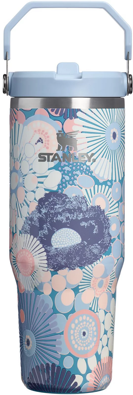 Stanley 30 oz. IceFlow 2.0 Flip Straw Tumbler - Blue Dream Wildflower
