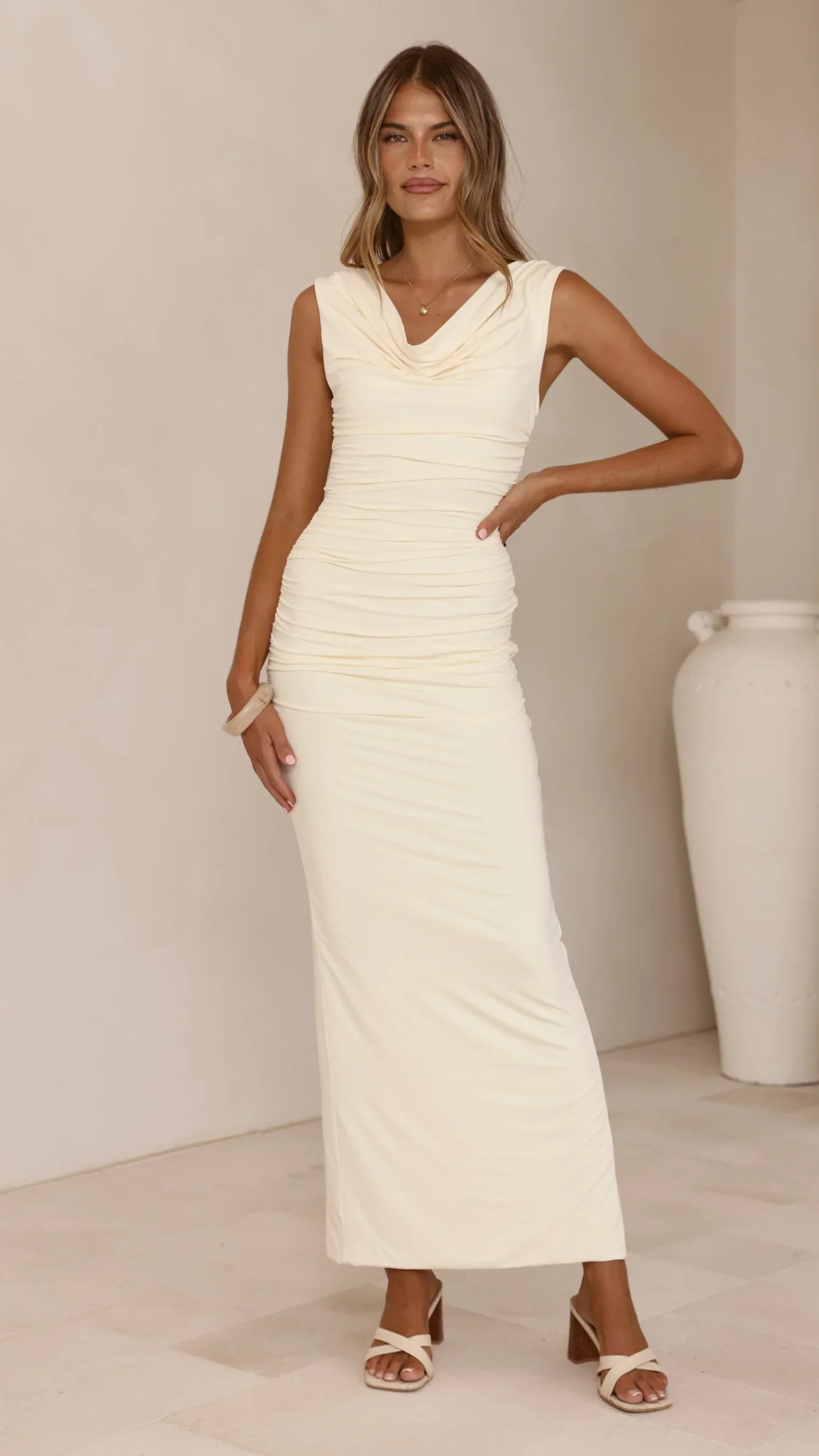 Lolita Maxi Dress - Butter