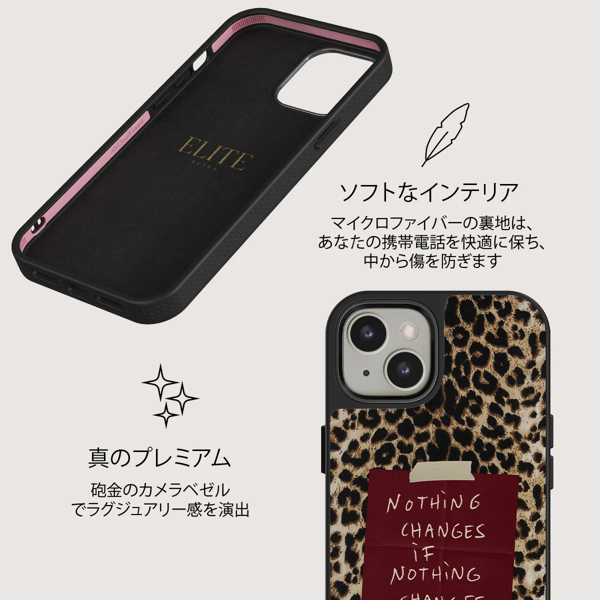 Nothing Changes - iPhone 13 ケース