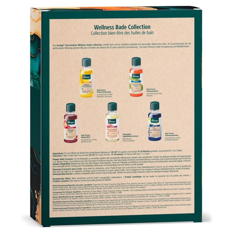 Kneipp Olejki do kąpieli Kolekcja wanien Wellness