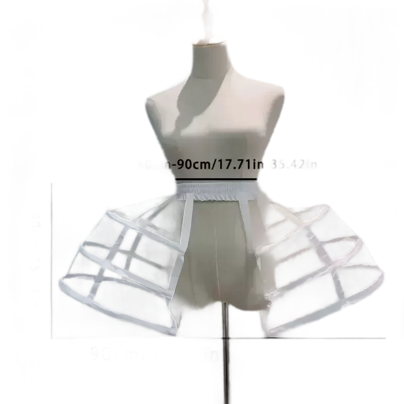 Flocked Bow Ruffle Dress