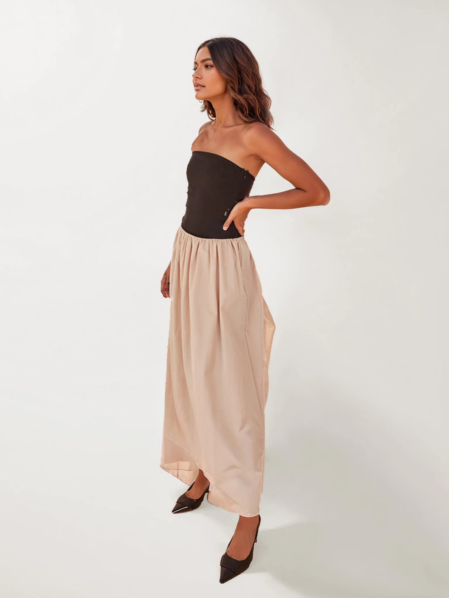 Strapless Maxi Dress