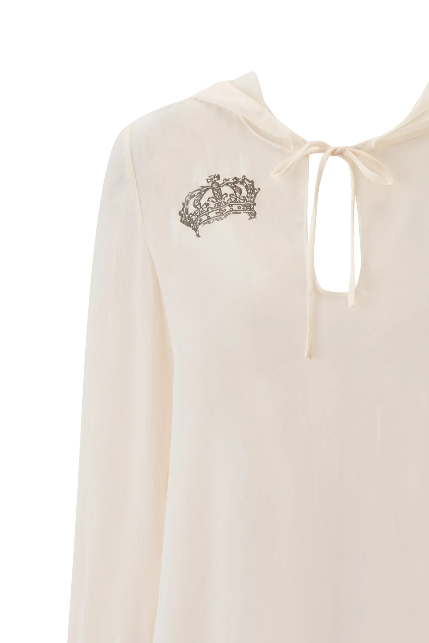 Diamond 2-In-1 Mini Dress - Cream
