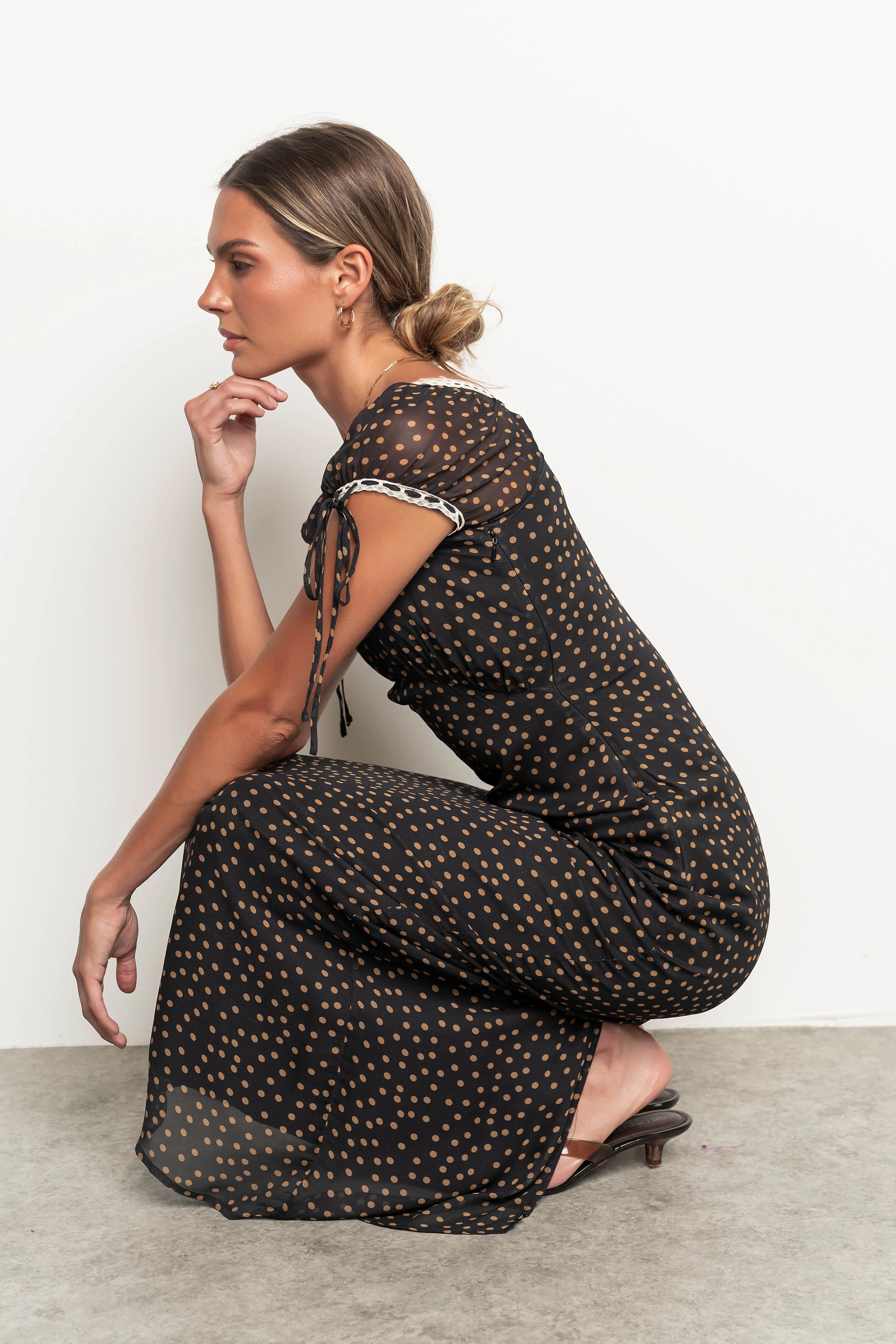 Sophie Polka Dot Maxi Dress