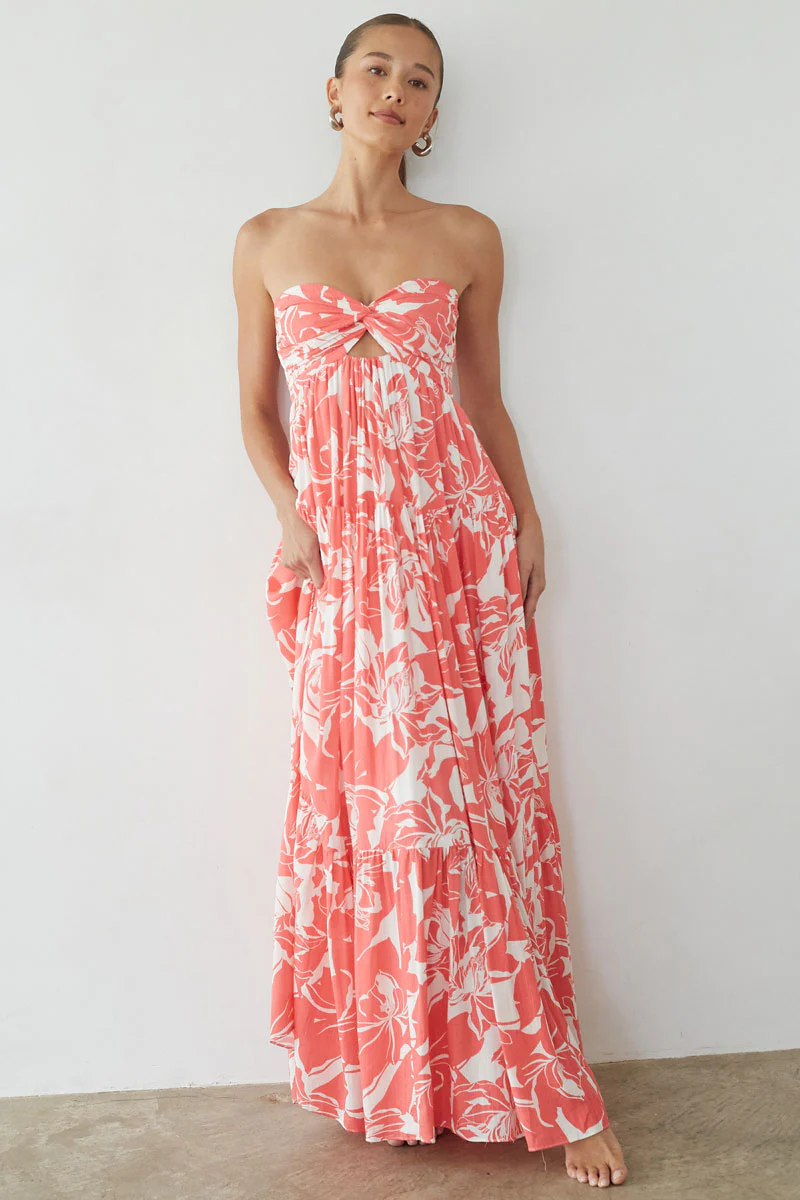 Lilo Strapless Maxi Dress - luluinthesky