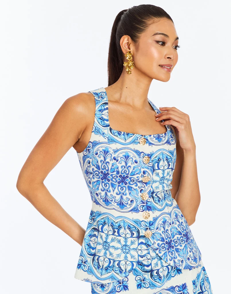 Elena Tailored Top