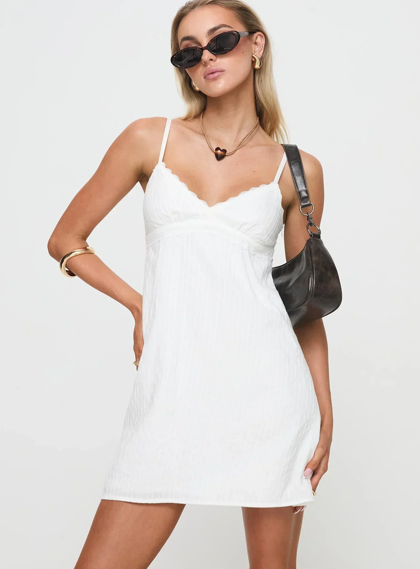 Lunya Mini Dress White - luluinthesky