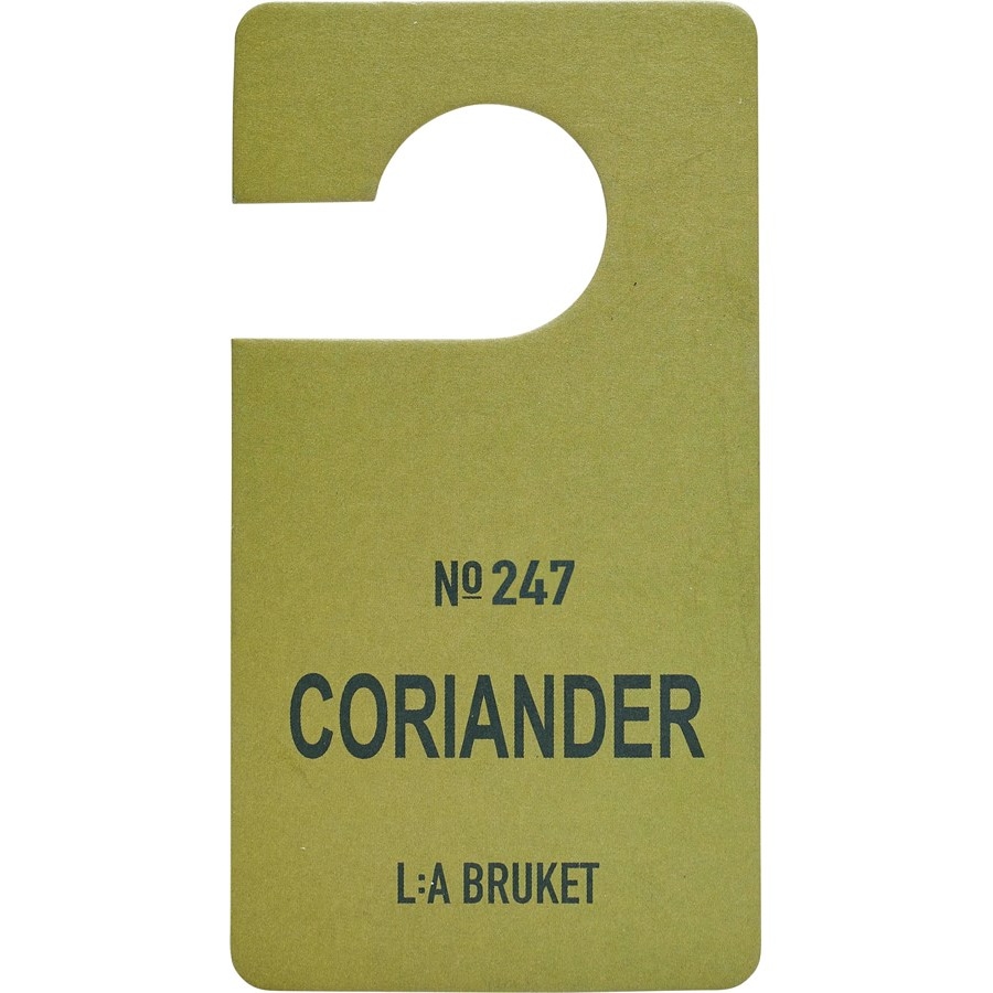 La Bruket Zapach do pomieszczeń 247 Fragrance Tag Coriander