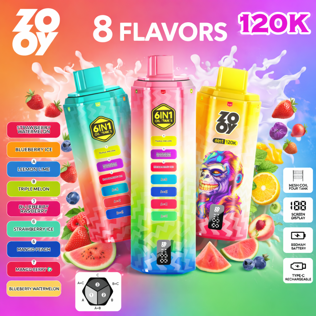 ZOOY TANK 120K - 12 Flavors