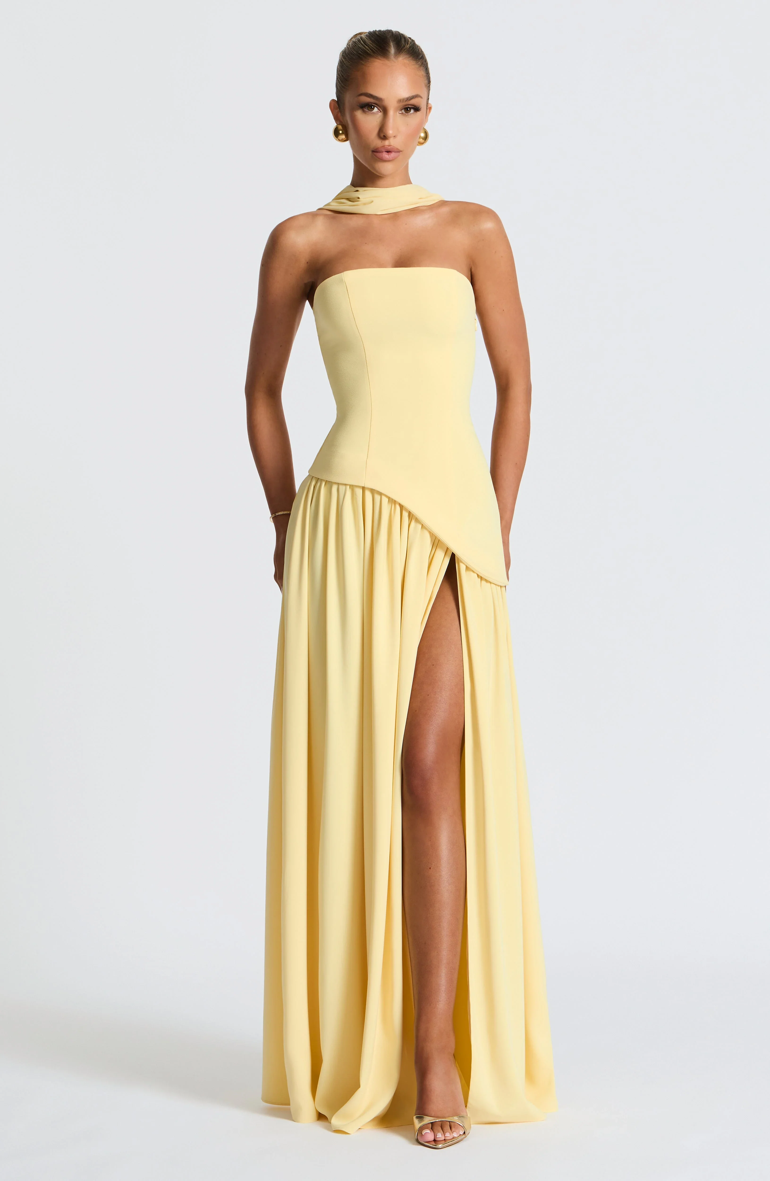 Maliyah Maxi Dress - Lemon